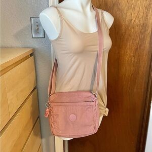 Kipling Sebastian Kind Rose Soft Pink Crossbody Light Pink Mauve Travel Everyday